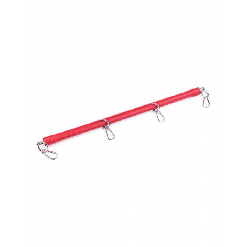 Plesur Decoratively Wrapped Spreader Bar - Red