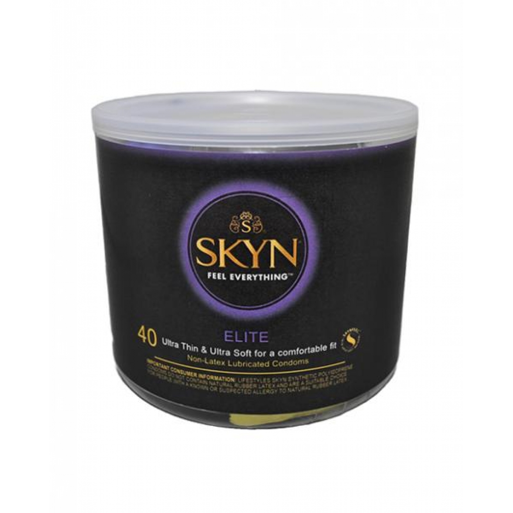 Lifestyles Skyn Elite Thin Condom - Bowl Of 40 - Condoms