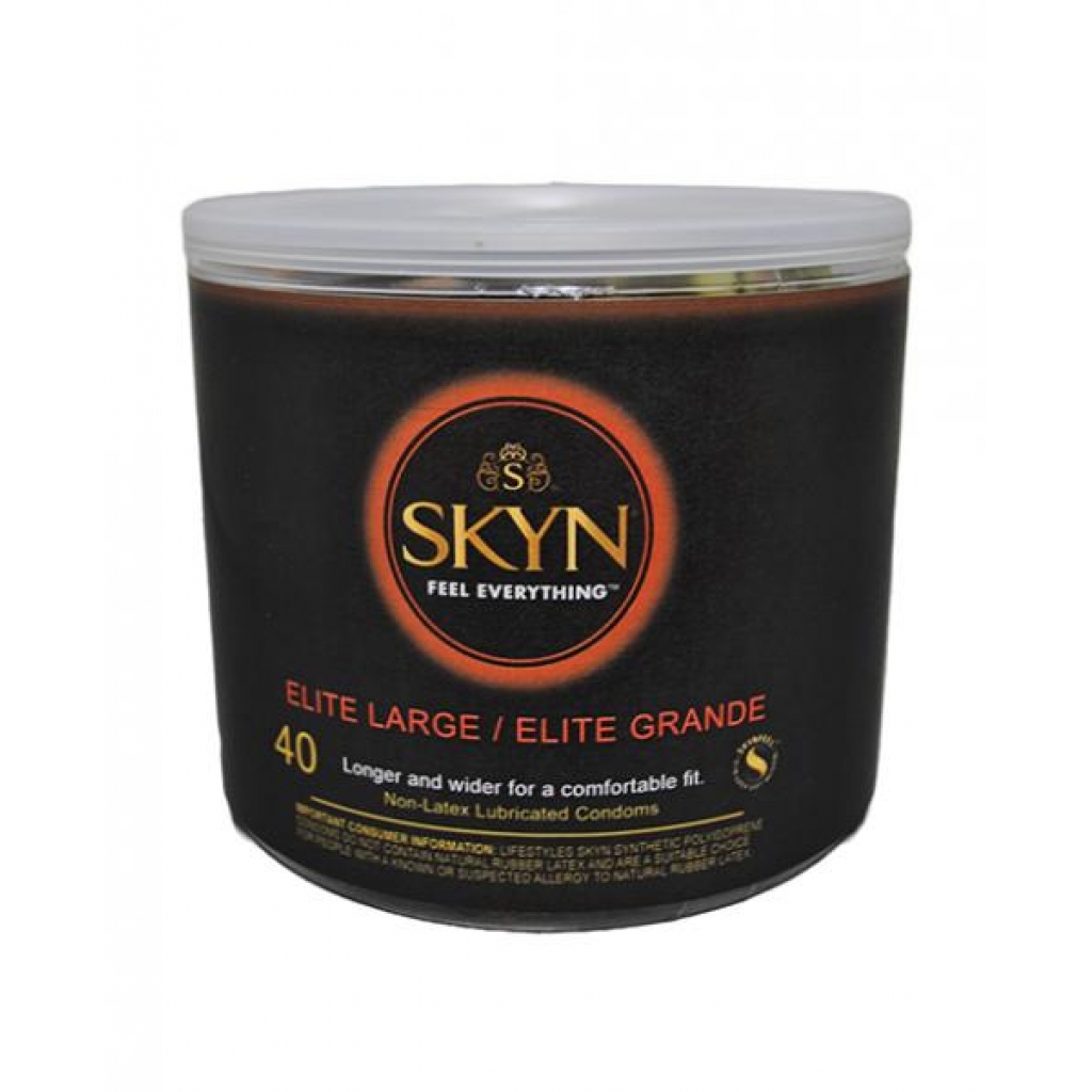 Lifestyles Skyn Elite Large Condom - Bowl Of 40 - Condoms