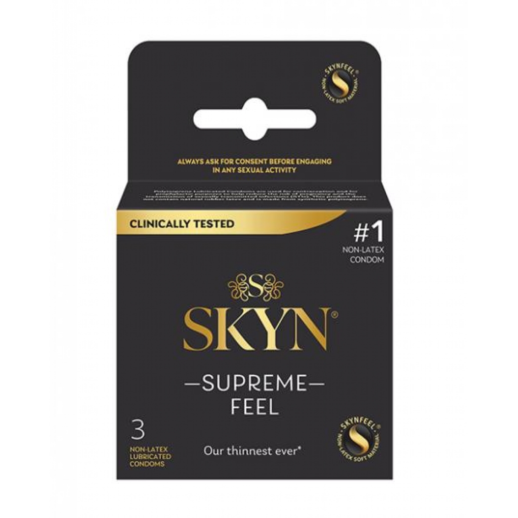 Lifestyles Skyn Supreme Feel Condoms - Pack Of 3 - Condoms