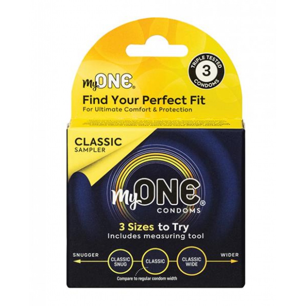 My One Classic Sampler Condoms - Pack Of 3 - Condoms