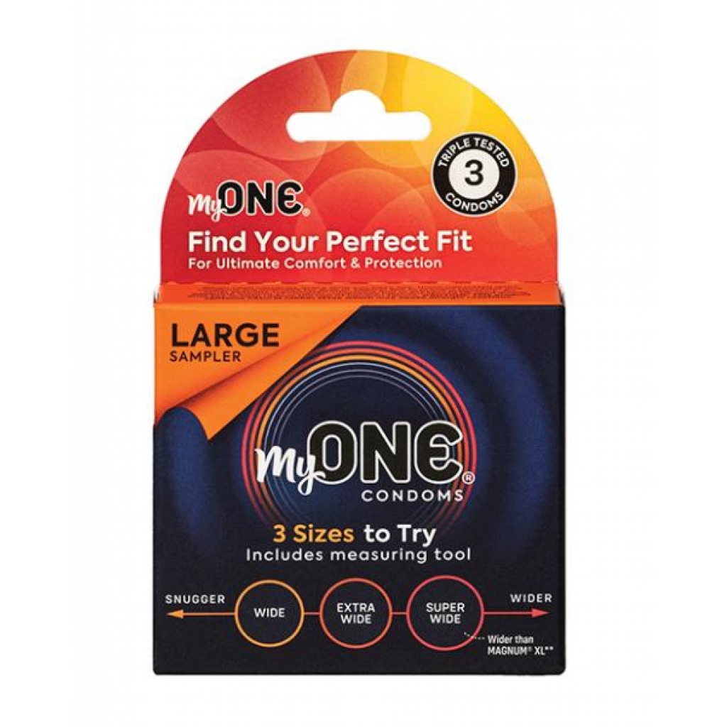 My One Large Sampler Condoms  - Pack Of 3 - Condoms