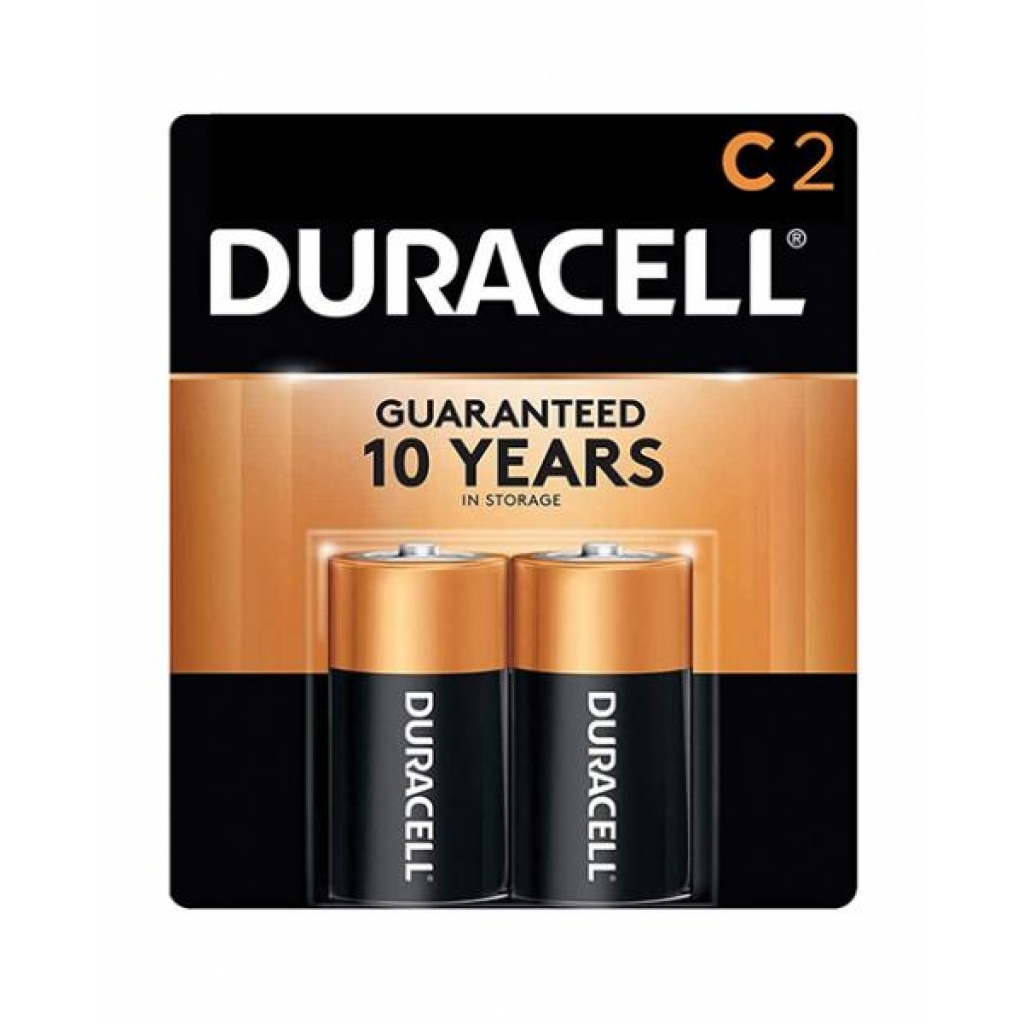 Duracell Alkaline Batteries - C Pack Of 2 - Batteries & Chargers