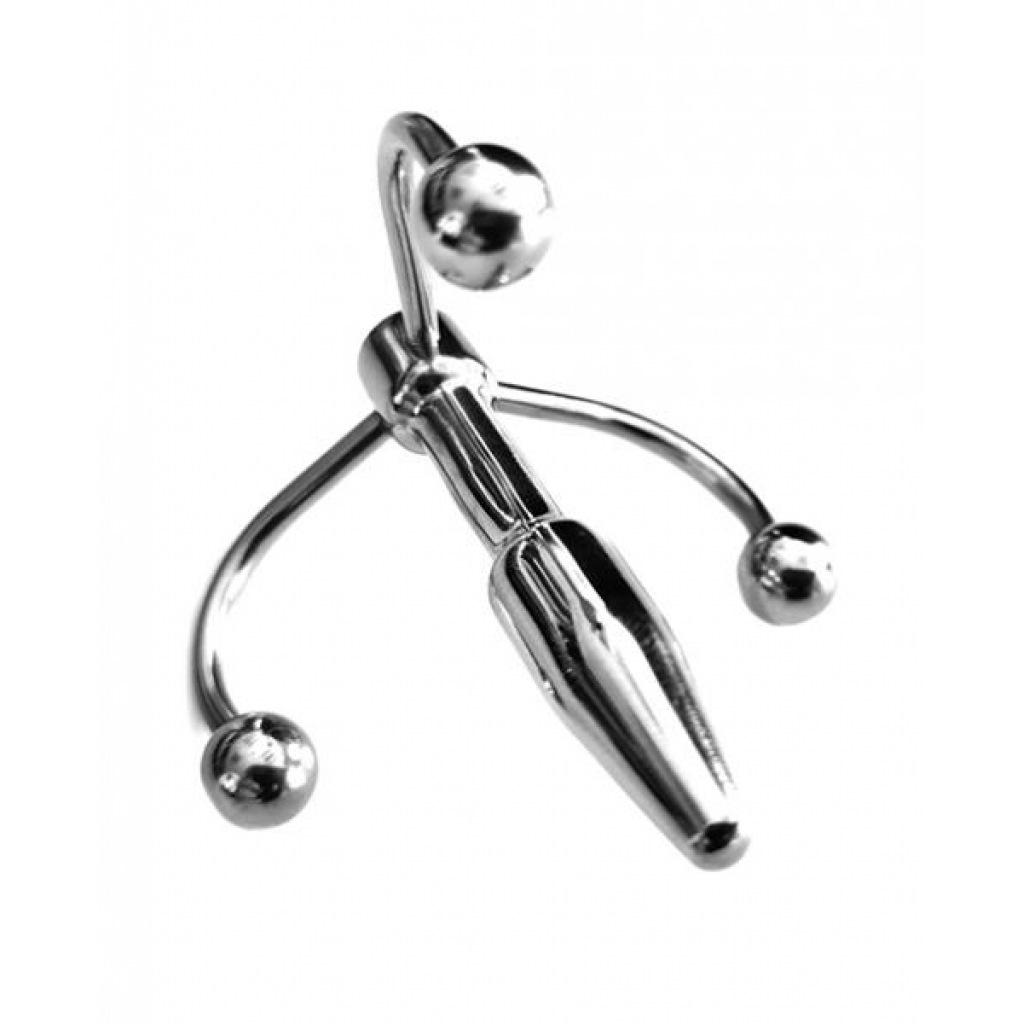 Rouge Stainless Steel Crown Penis Plug - Medical Play