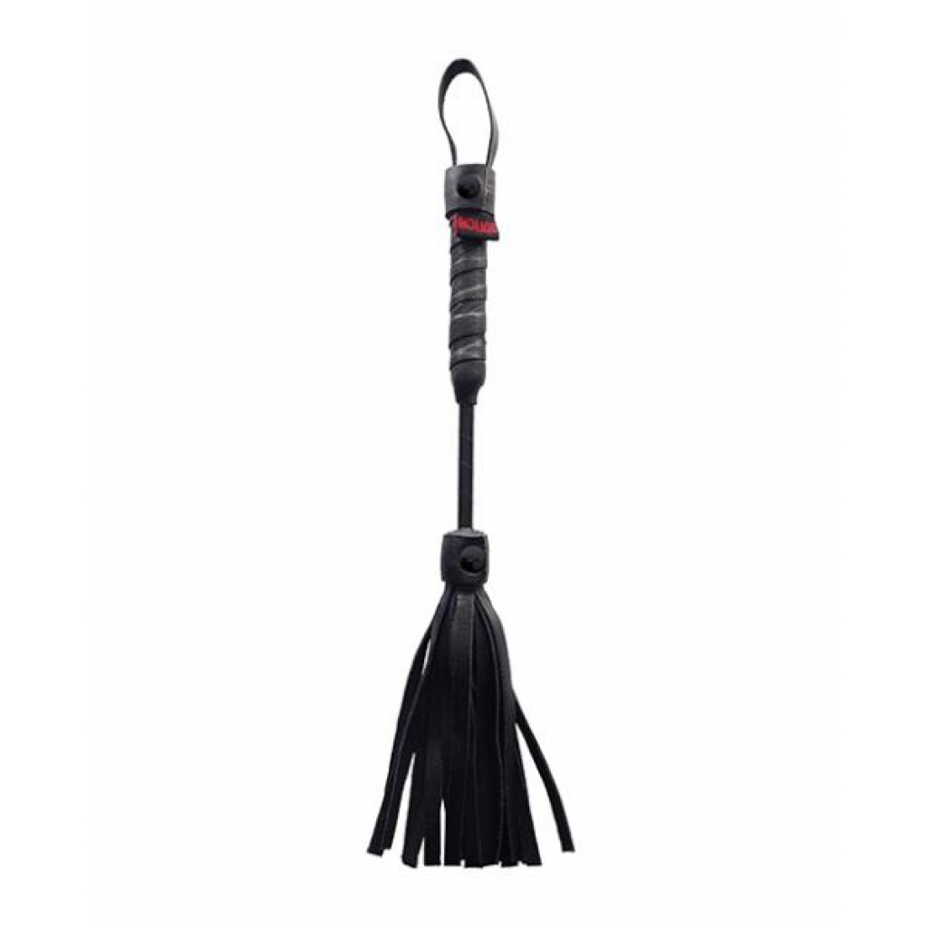 Rouge Mini Leather Flogger - Black - Floggers