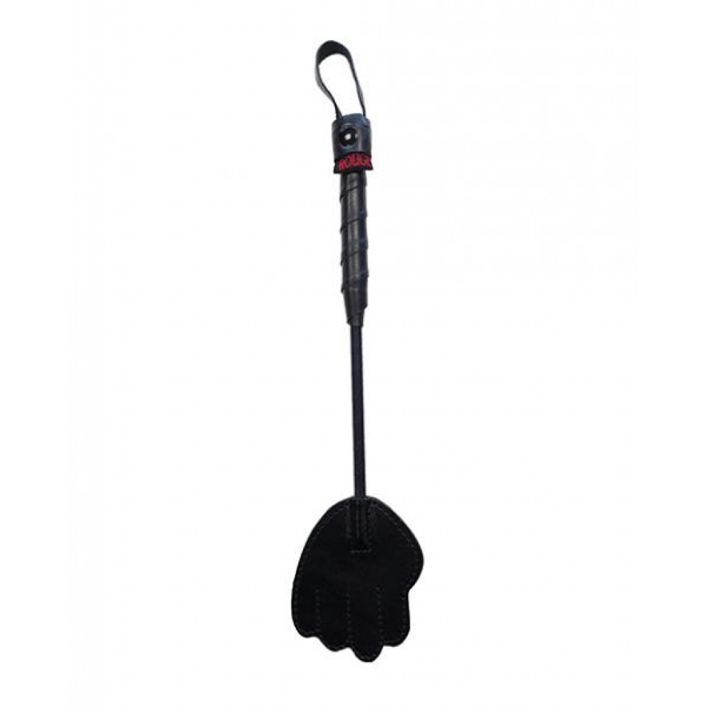 Rouge Mini Leather Hand Paddle - Black - Paddles