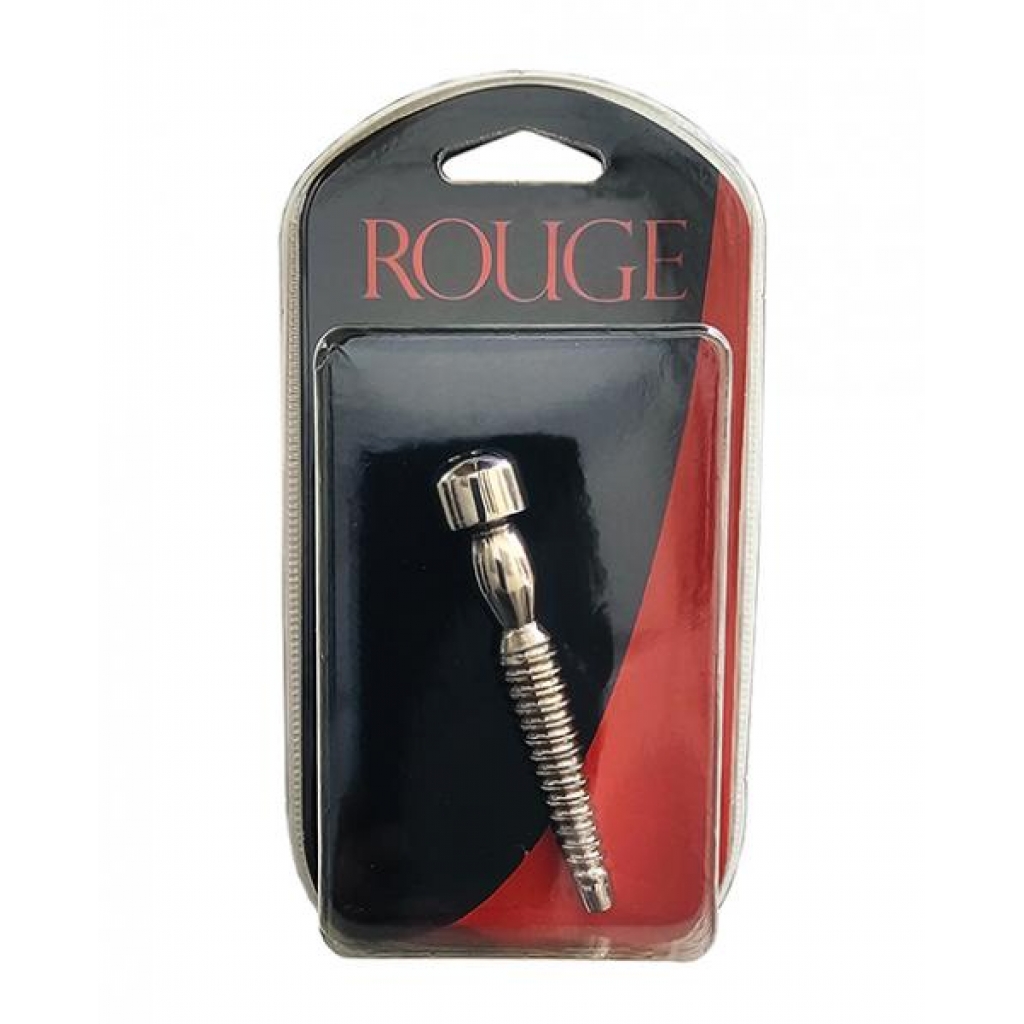 Rouge Stainless Steel Shower Penis Plug - Silver - Medical Play