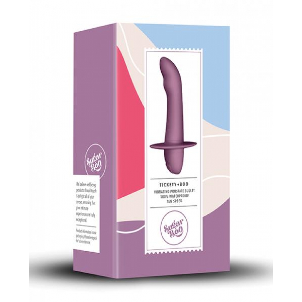 Sugarboo Tickety Boo Vibrating Prostate Bullet - Mauve - Prostate Massagers