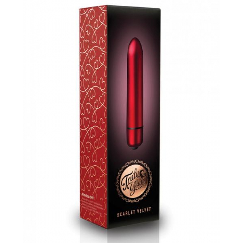 Rocks Off Truly Yours Scarlet Velvet - Bullet Vibrators