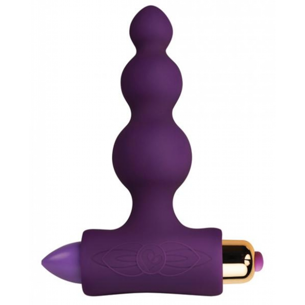 Petite Sensations Bubbles 7X  Purple Butt Plug - Anal Plugs