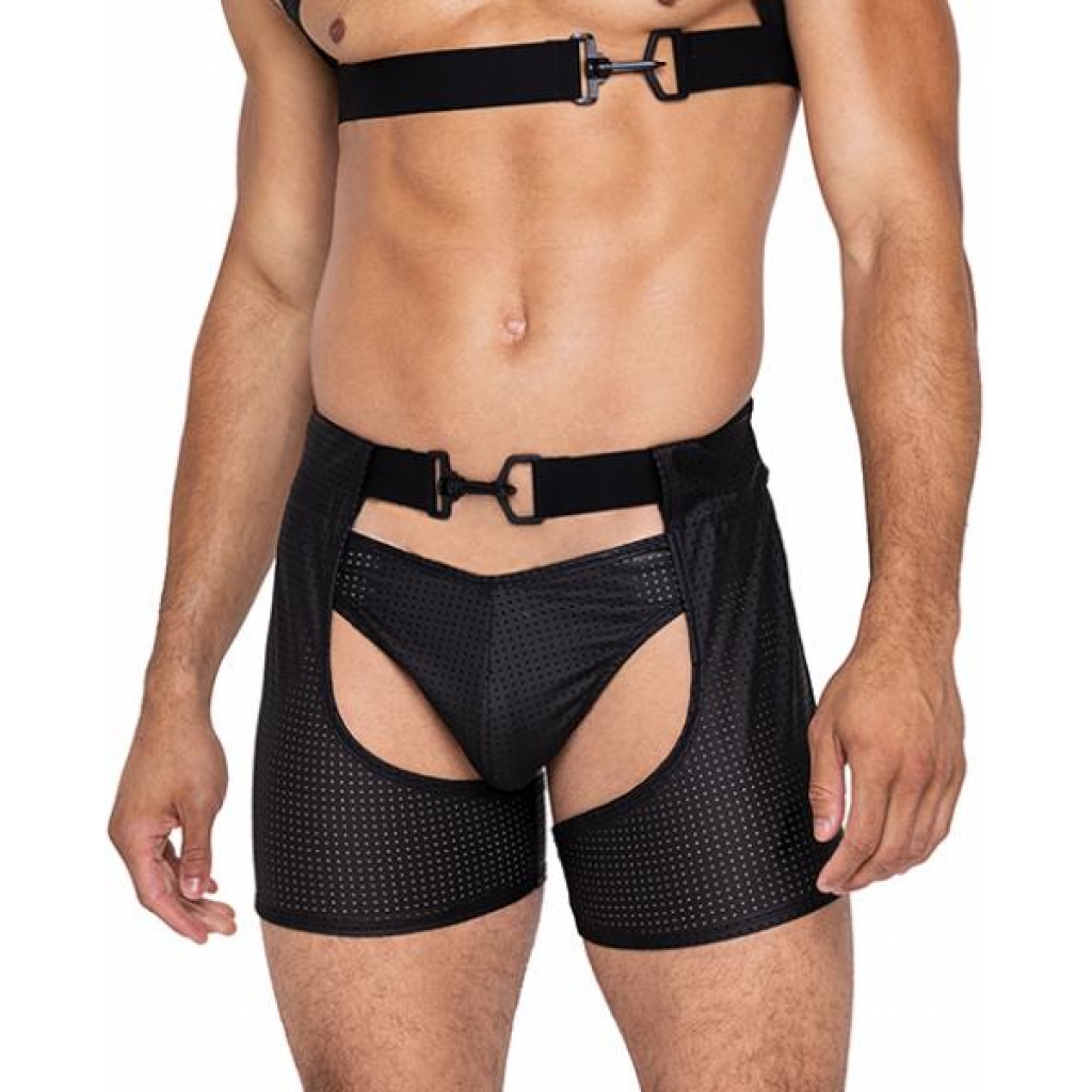 Master Thong W/contoured Pouch Black Lg - Mens Tops & Bottoms