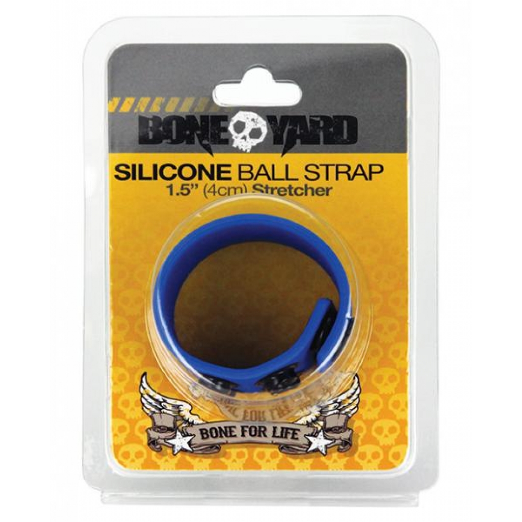 Boneyard Ball Strap - Blue - Adjustable & Versatile Penis Rings