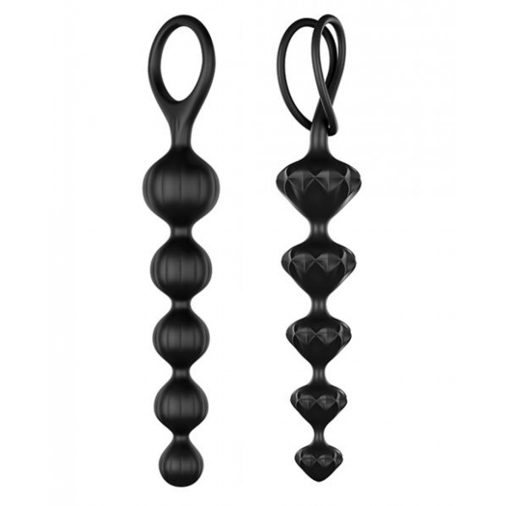 Satisfyer Soft Silicone Beads 2 Black - Anal Beads