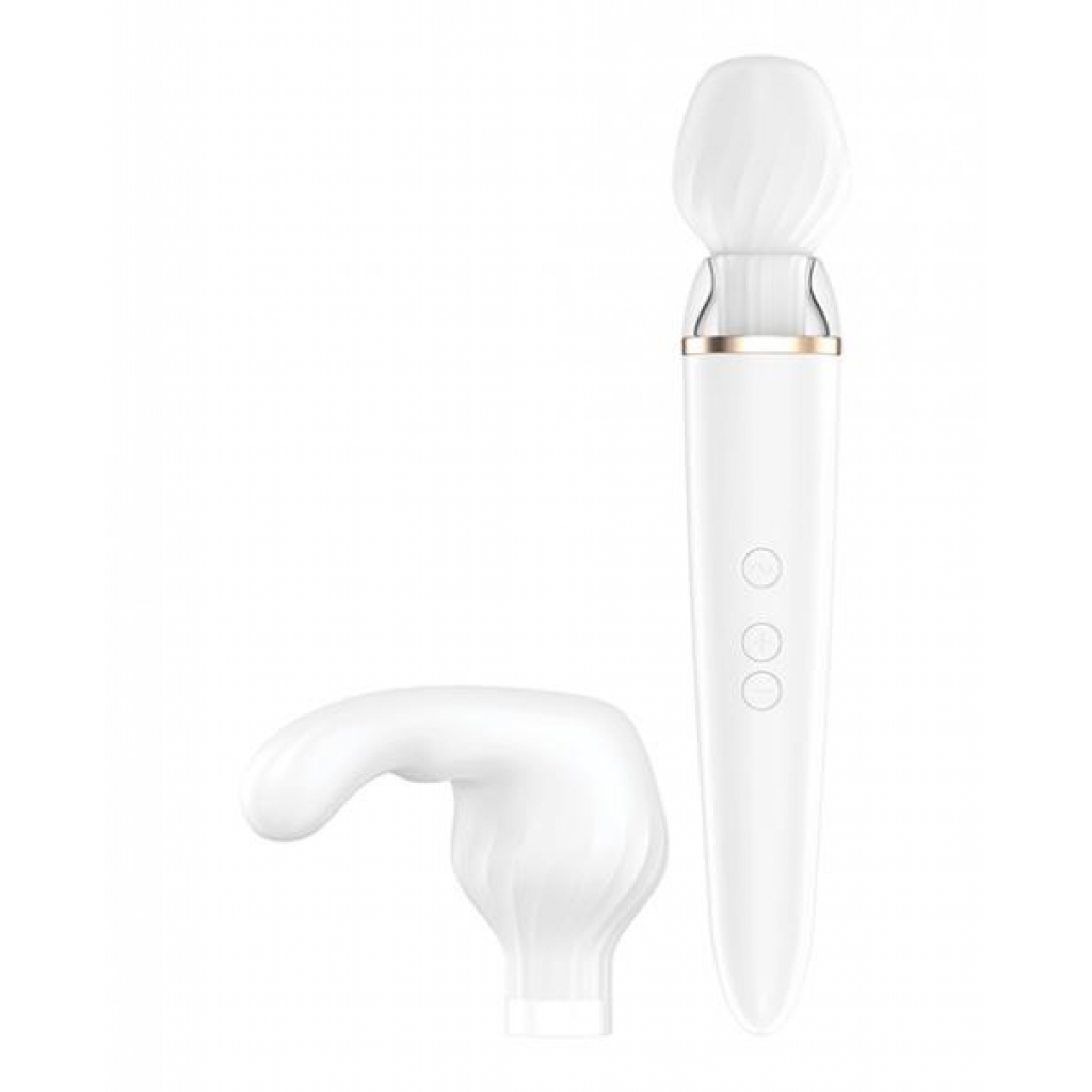 Satisfyer Double Wand-er - White - Body Massagers