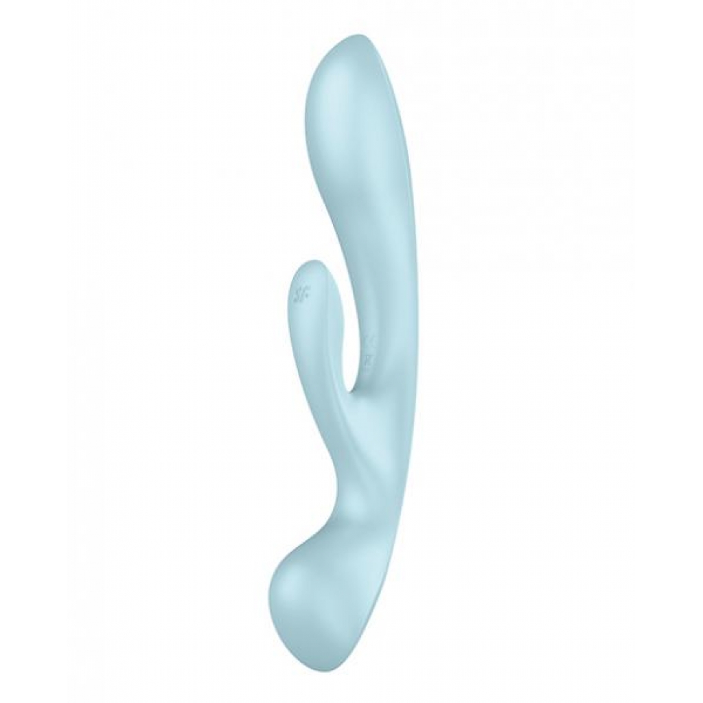 Satisfyer Triple Oh - Light Blue - Rabbit Vibrators