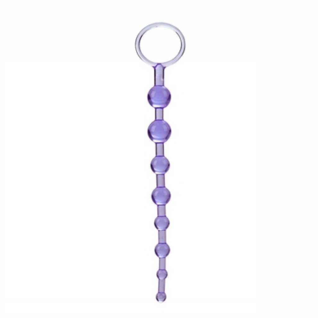 First Time Love Beads Purple - Anal Beads