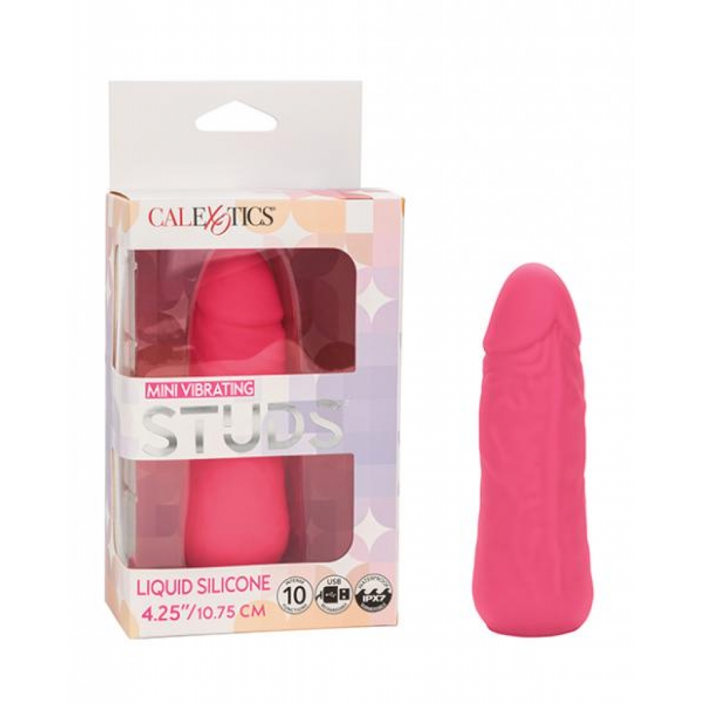 Silicone Studs Mini Vibrating Studs - Pink - Realistic