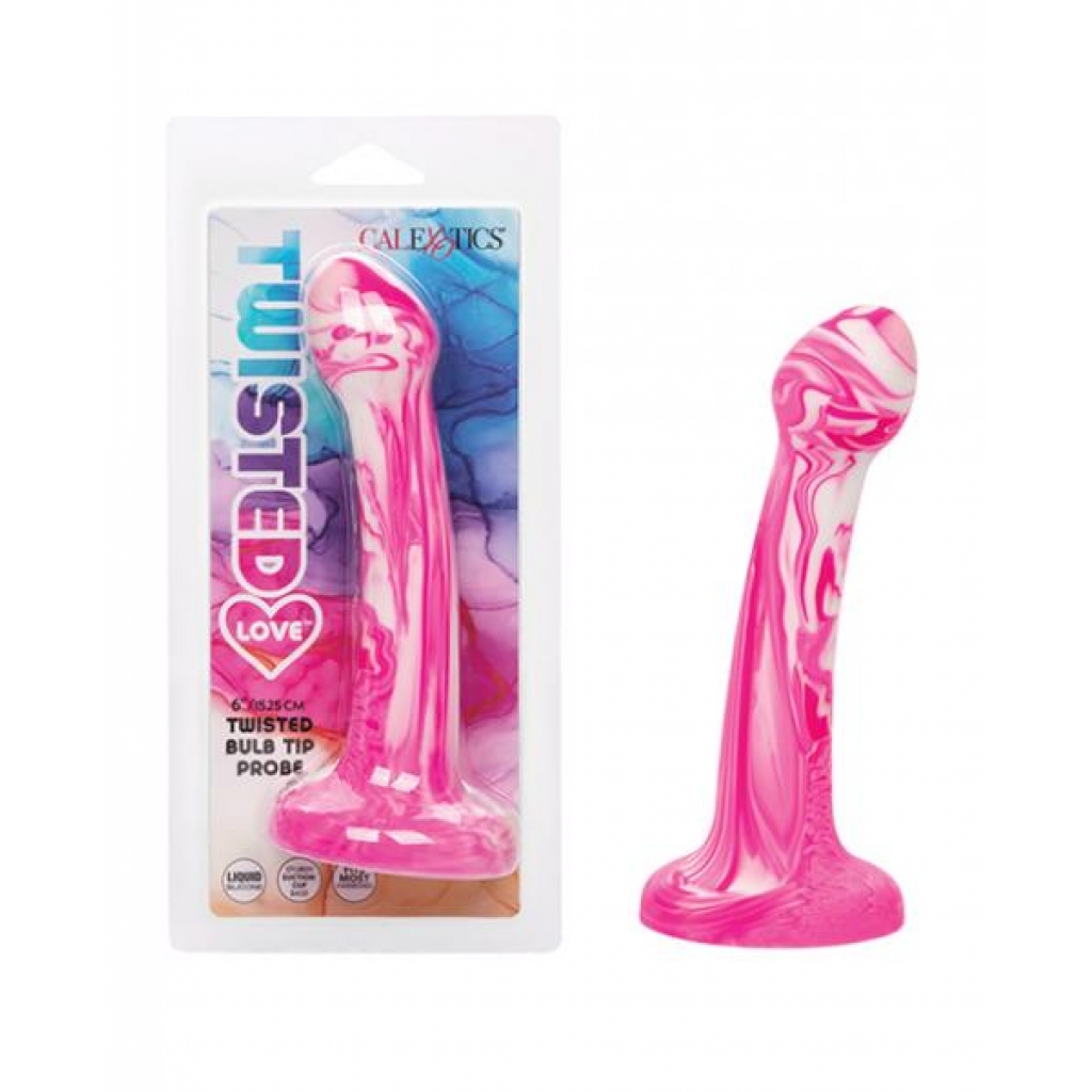 Twisted Love Twisted Bulb Tip Probe - Pink - Anal Probes