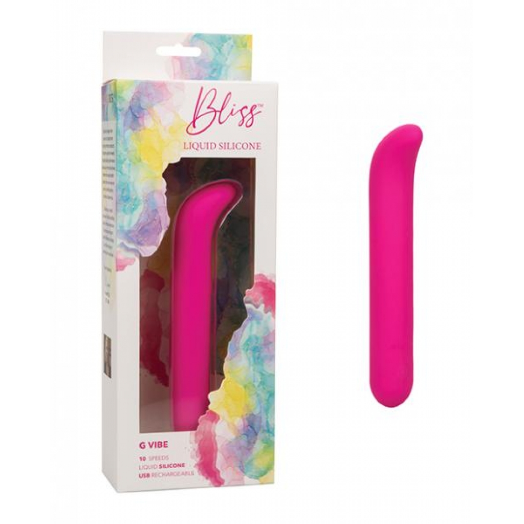 Bliss Liquid Silicone G Vibe - Pink - G-Spot Vibrators