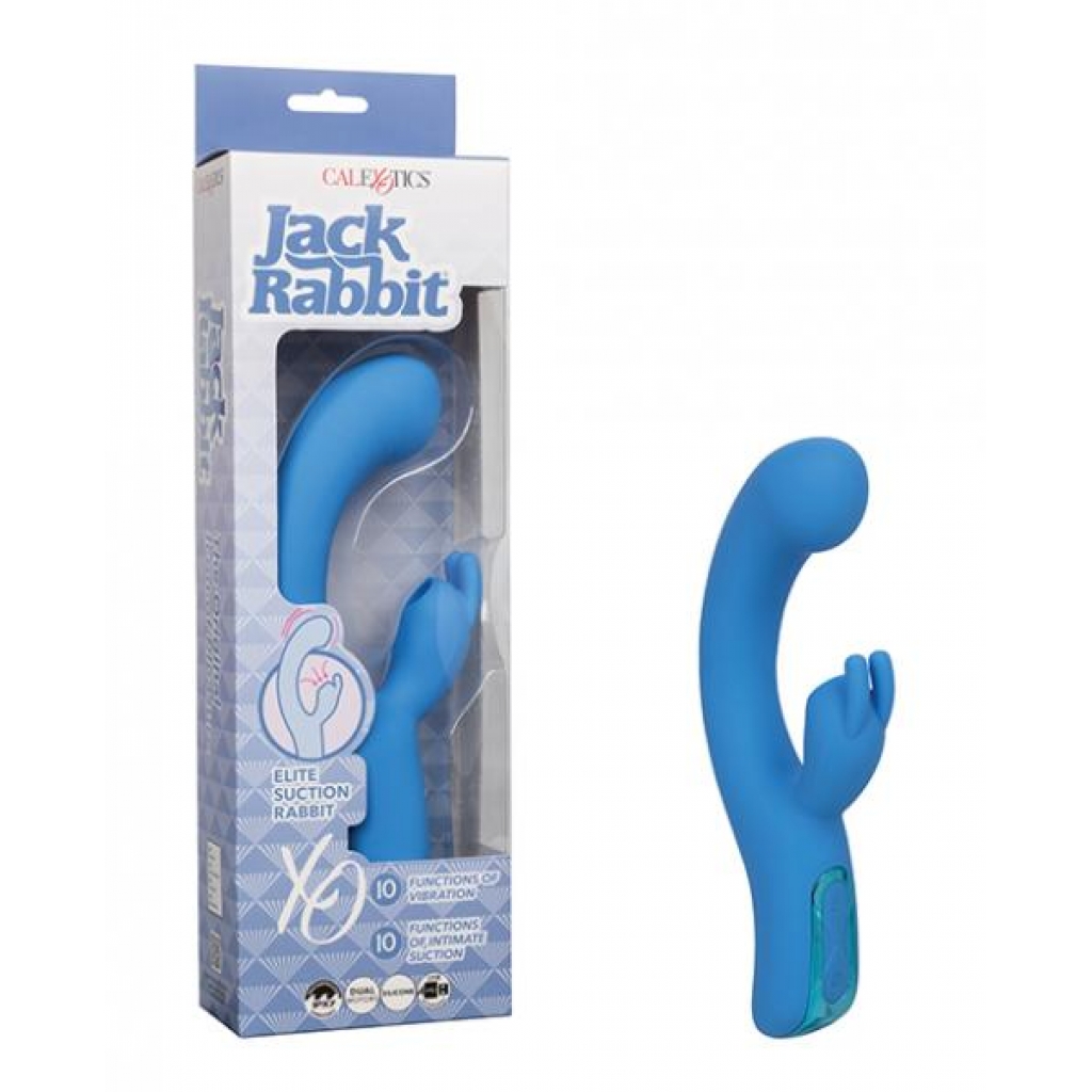 Jack Rabbit Elite Suction Rabbit - Blue - Rabbit Vibrators