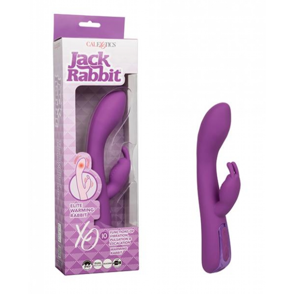 Jack Rabbit Elite Warming Rabbit - Purple - Rabbit Vibrators