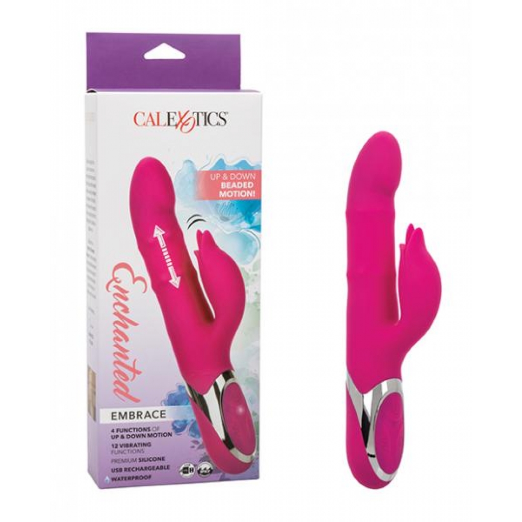 Enchanted Embrace Vibrator - Fuchsia - Rabbit Vibrators