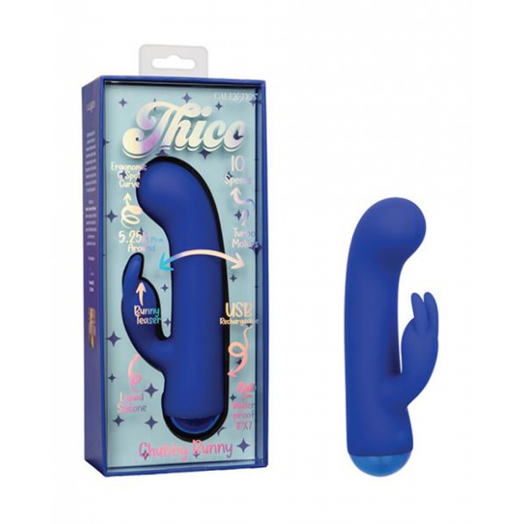 Thicc Chubby Bunny - Blue - Rabbit Vibrators