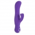 Posh Silicone Double Dancer Purple Vibrator - Rabbit Vibrators