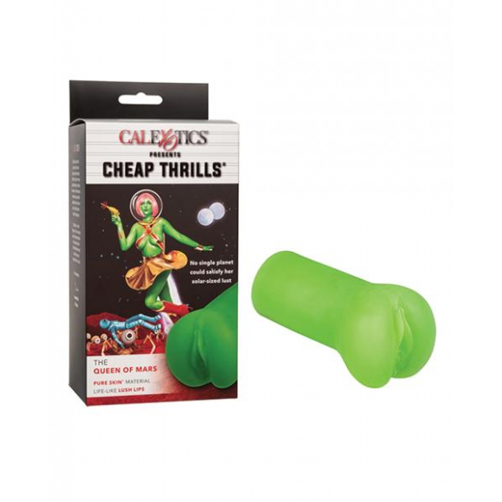 Cheap Thrills The Queen Of Mars Pussy Masturbator - Green - Masturbation Sleeves