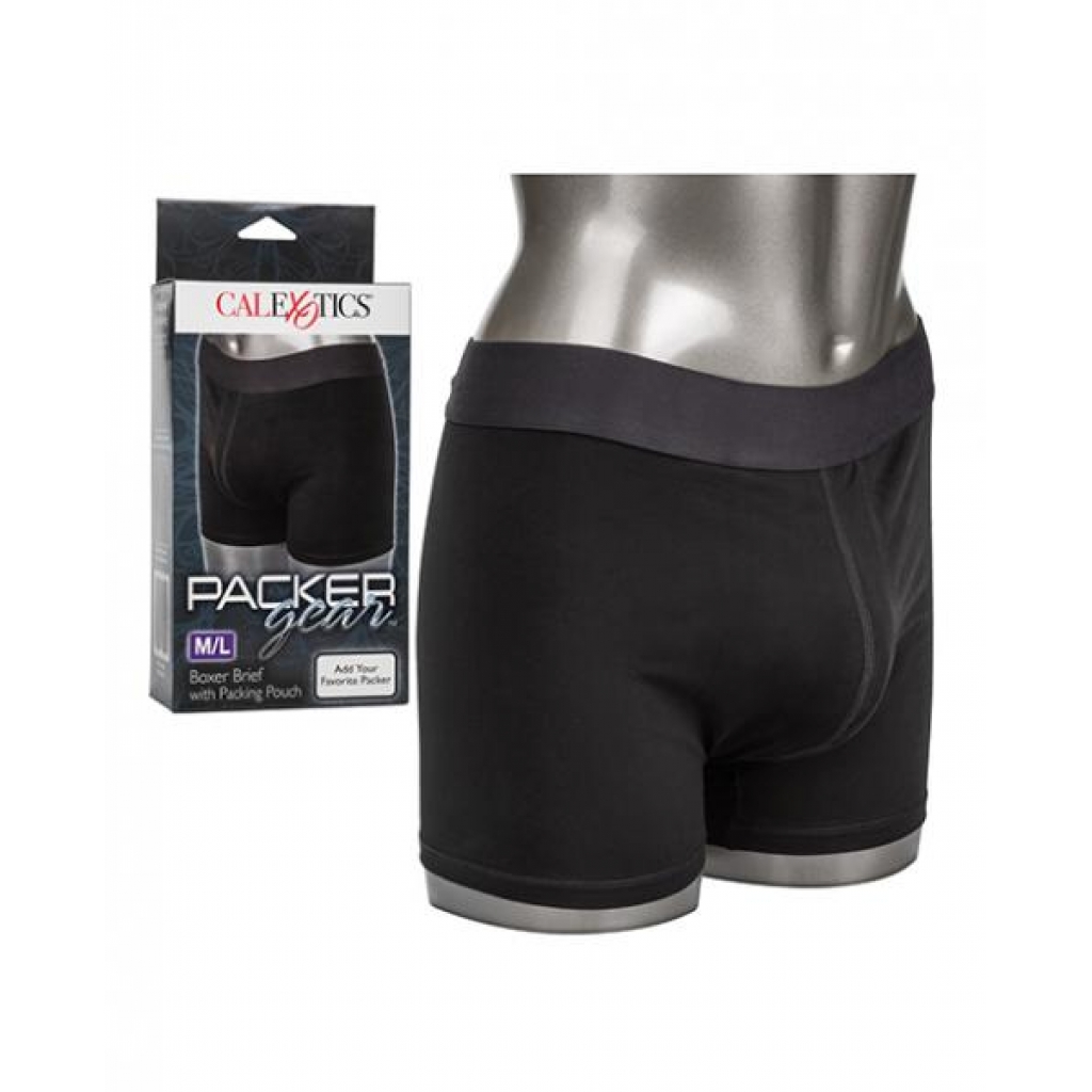 Packer Gear Boxer Brief With Packing Pouch - M/l - Transgender Wear