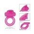 Dual Clit Flicker Enhancer Vibrating Cock Ring Pink - Couples Vibrating Penis Rings