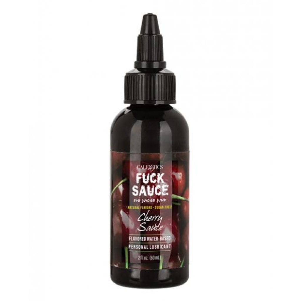 Fuck Sauce Flavored Water Based Personal Lubricant - 2 Oz Cherry - Lickable Body