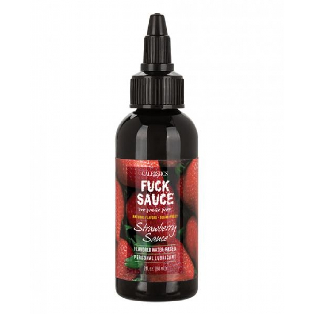 Fuck Sauce Flavored Water Based Personal Lubricant - 2 Oz Strawberry - Lubricants