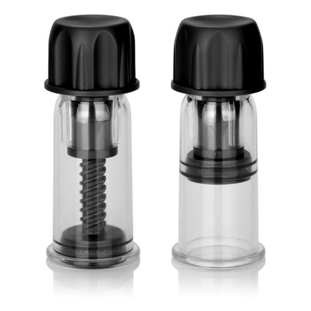 Nipple Play Vacuum Twist Suckers Black - Nipple Pumps