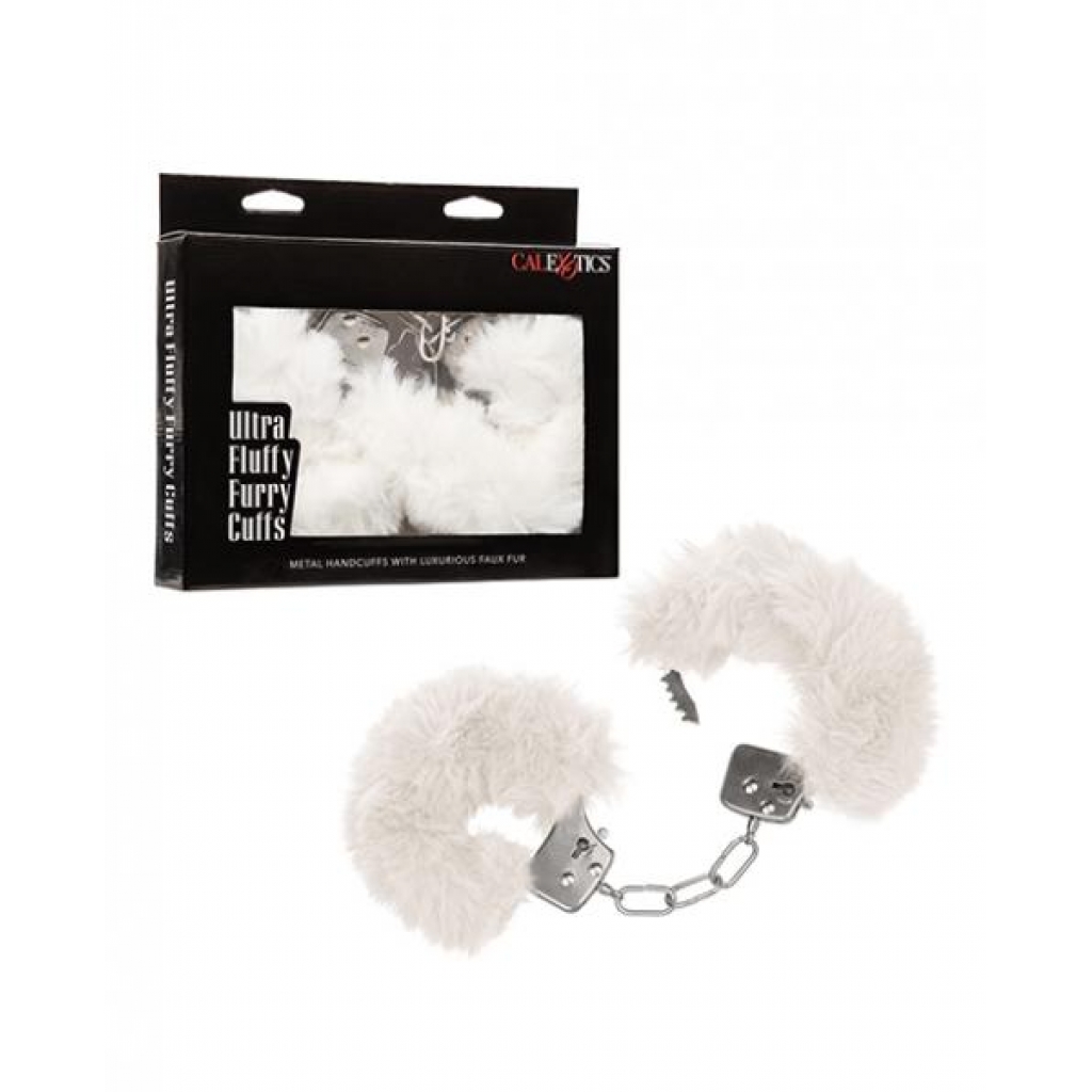 Ultra Fluffy Furry Cuffs - White - Handcuffs