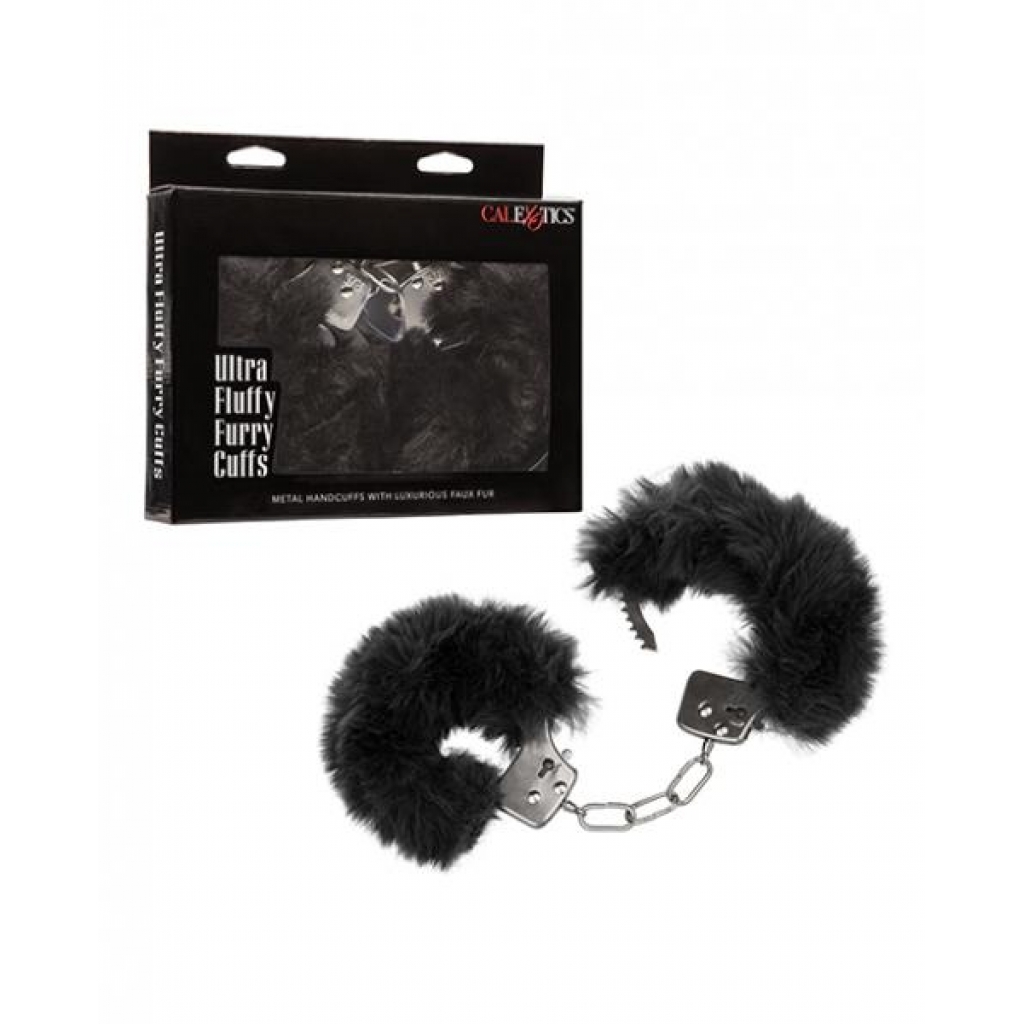 Ultra Fluffy Furry Cuffs - Black - Handcuffs