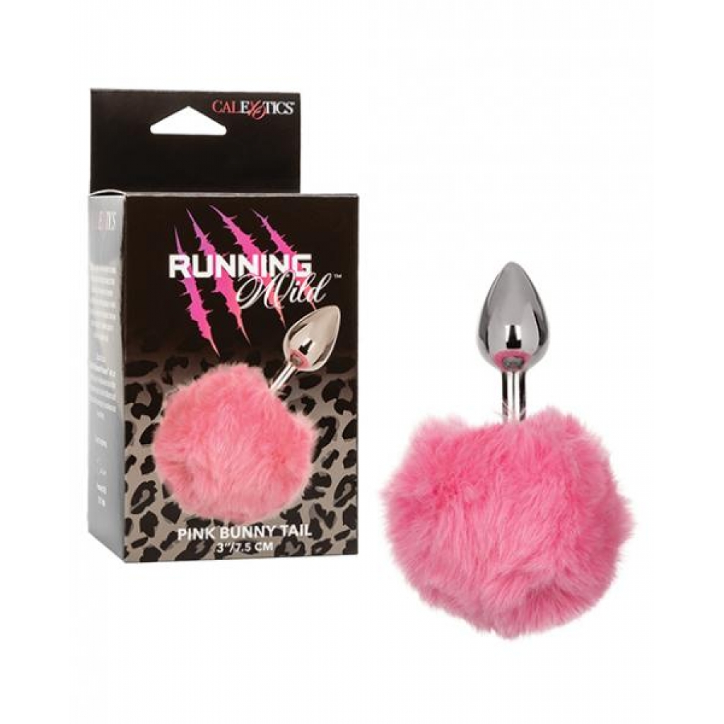 Running Wild Pink Bunny Tail Anal Probe - Anal Plugs