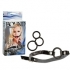 Open Ring Gag with Interchangeable Rings - Ball Gags