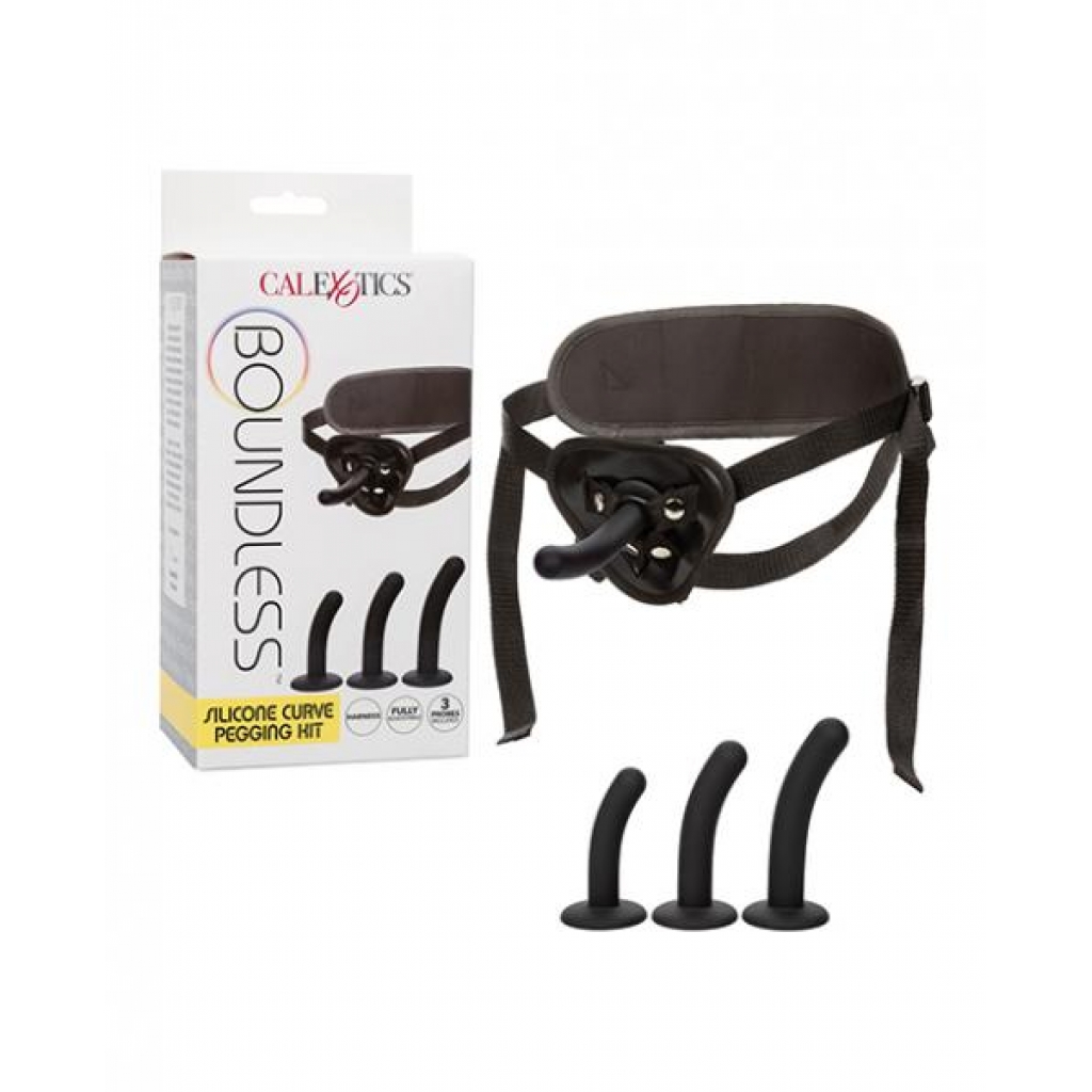 Boundless Silicone Curve Pegging Kit - Harness & Dong Sets