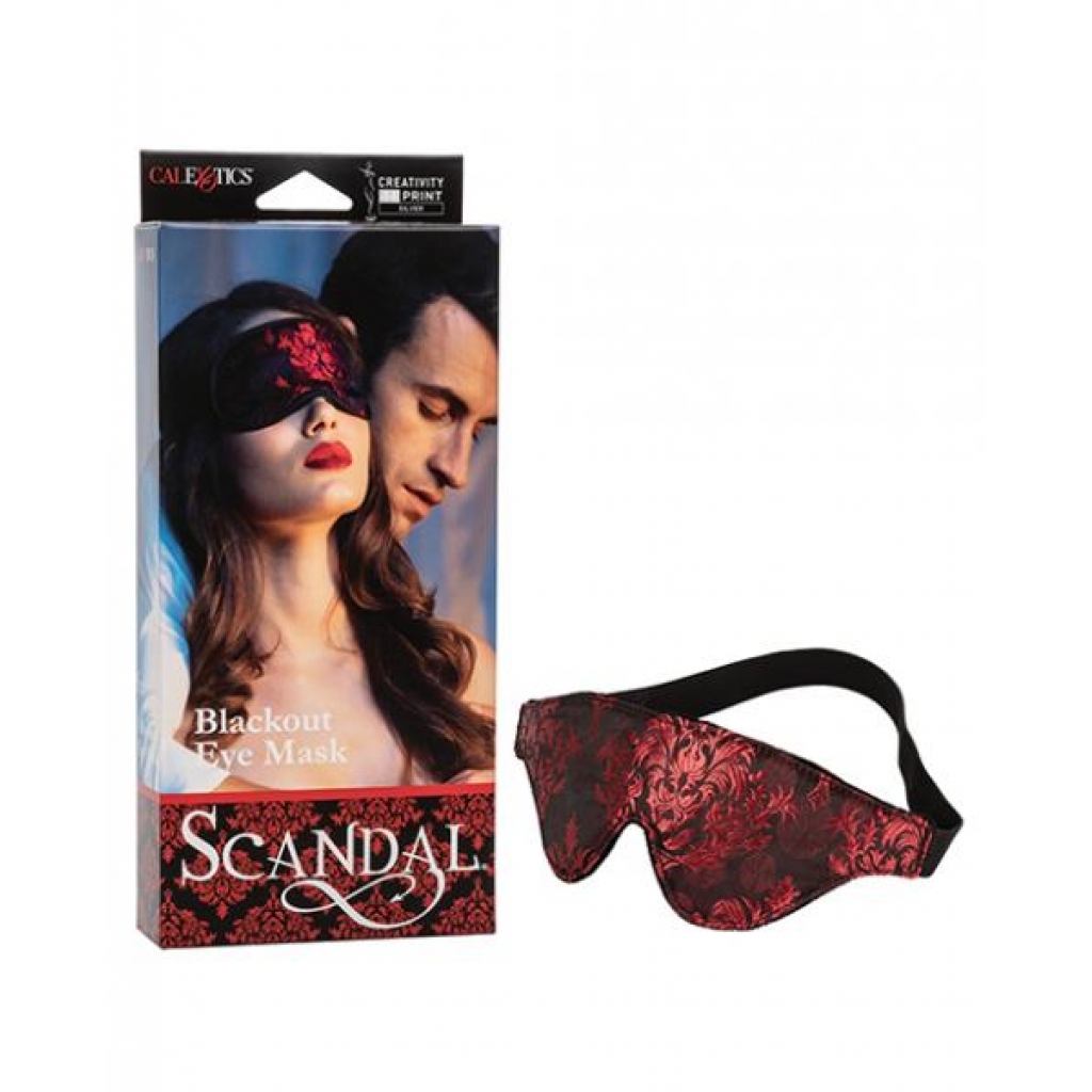 Scandal Black Out Eyemask -  Black/red - Blindfolds