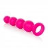 Coco Licious Silicone Booty Beads Pink 4.5 Inch - Anal Beads