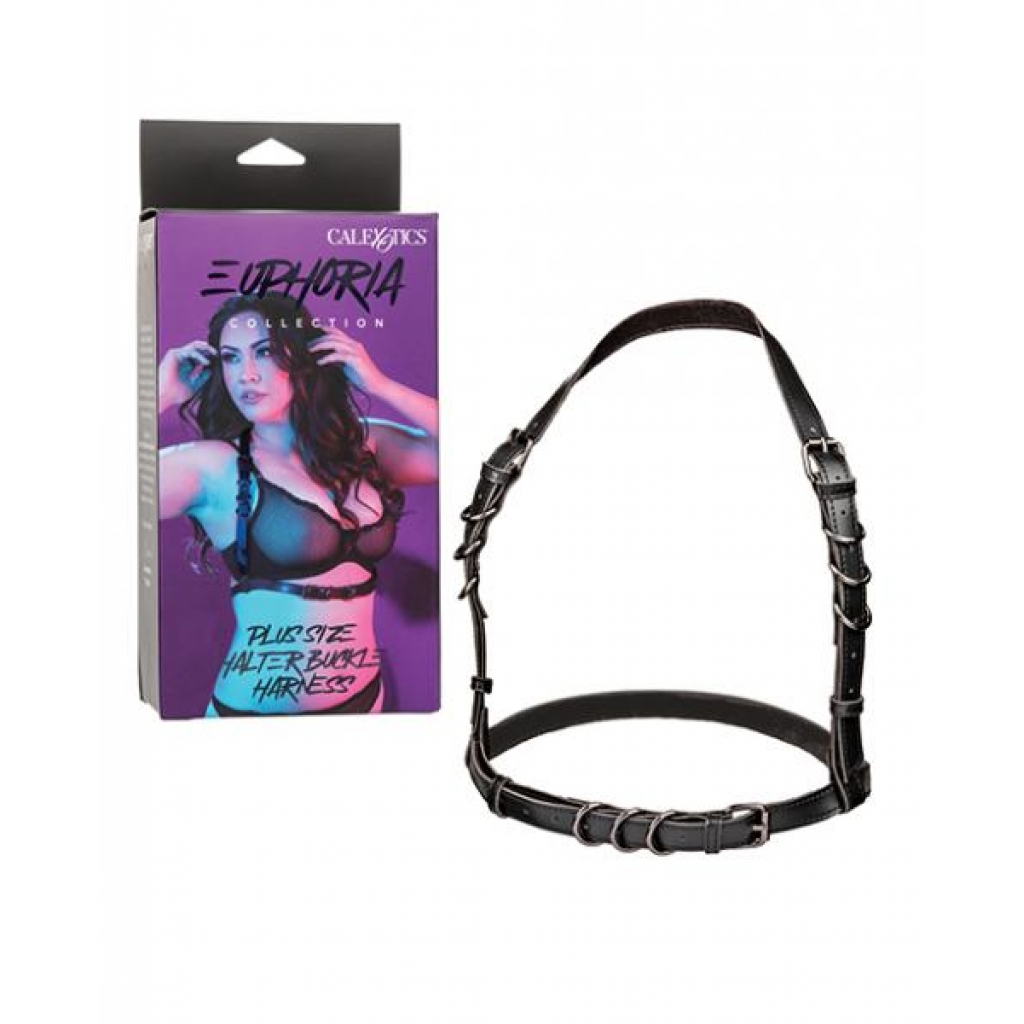 Euphoria Collection Plus Size Halter Buckle Harness - Harnesses