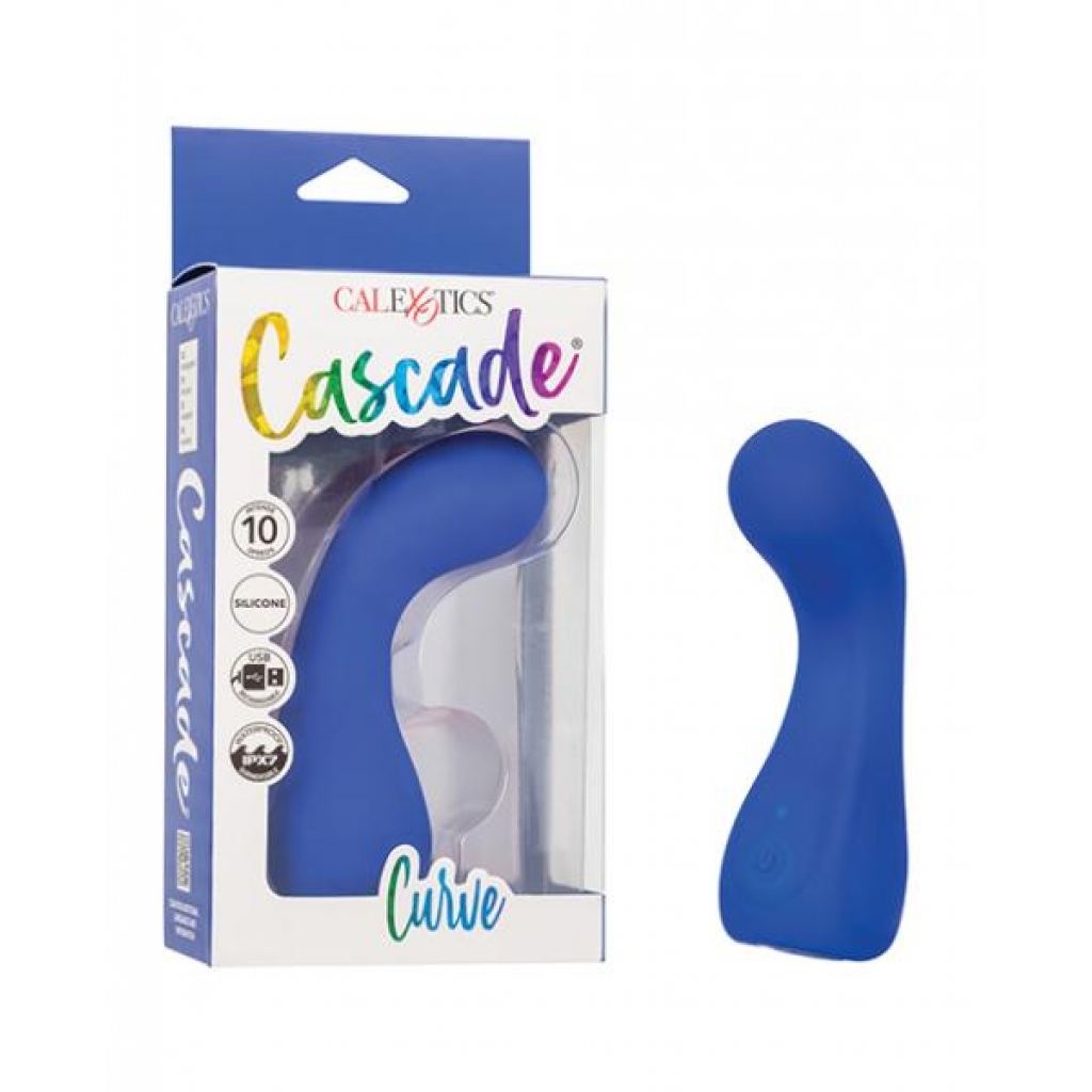 Cascade Curve Stimulator - Blue - G-Spot Vibrators