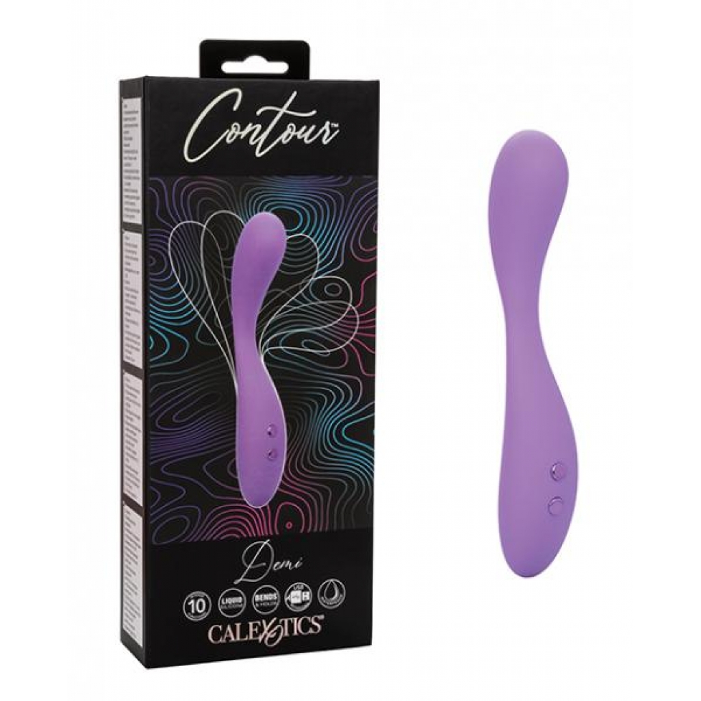 Contour Demi Flexible Massager - Purple - G-Spot Vibrators