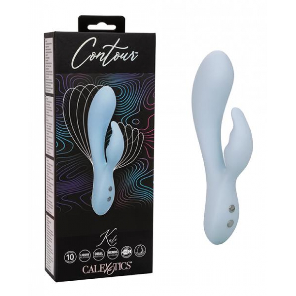 Contour Kali Flexible Dual Massager - Blue - G-Spot Vibrators Clit Stimulators