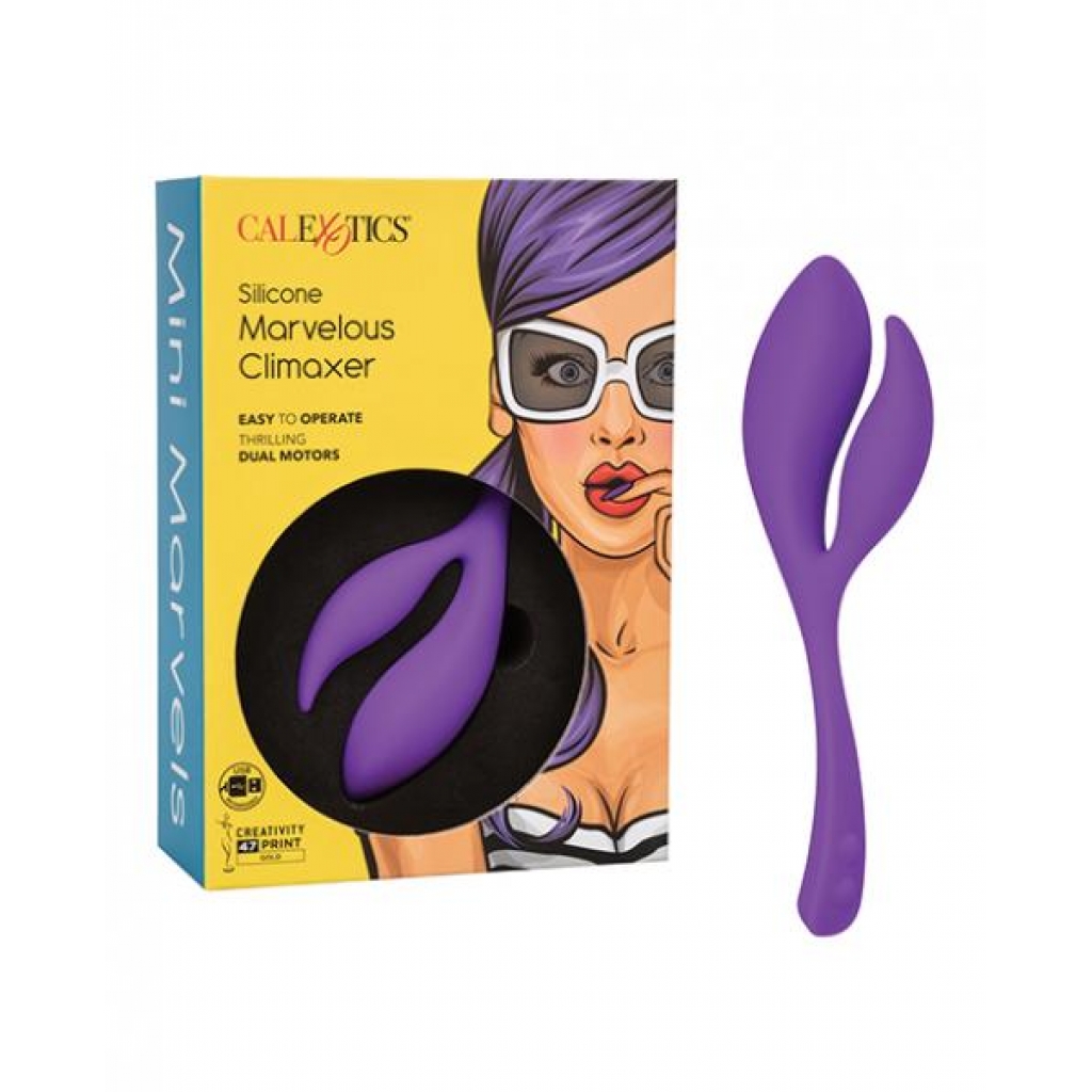 Mini Marvels Silicone Marvelous Climaxer - Purple - Modern Vibrators