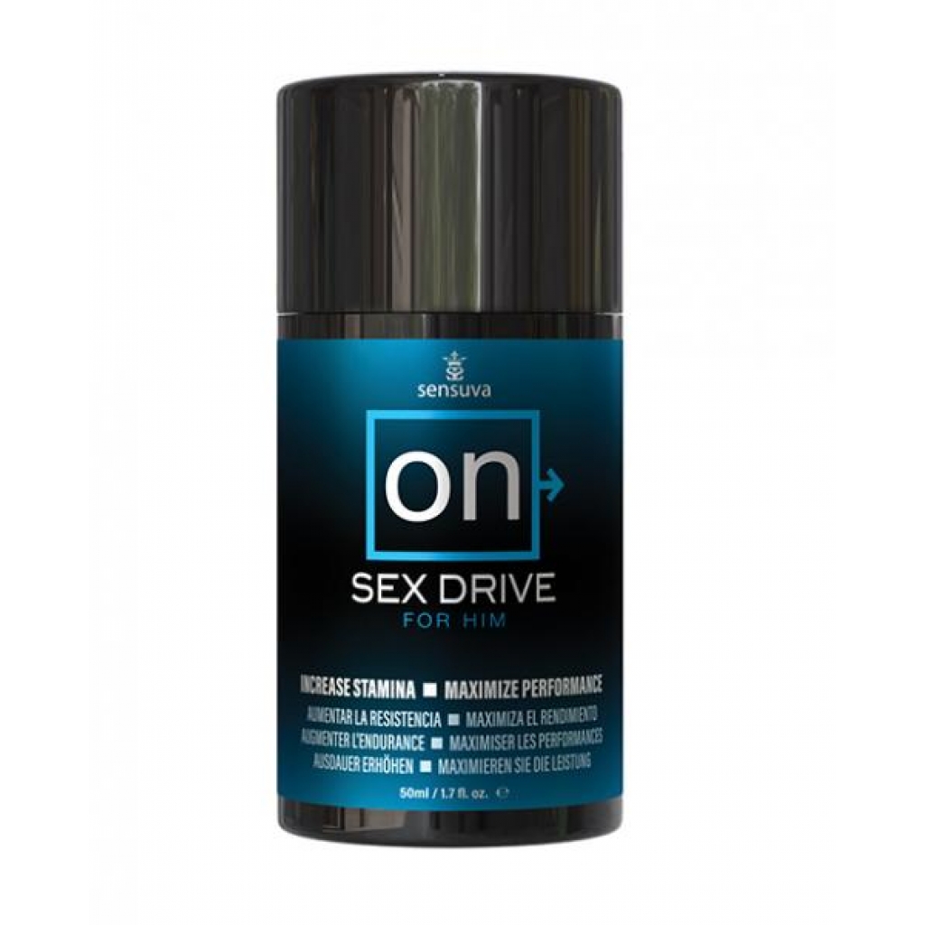 On For Him Sex Drive Cream - 1.7 Oz Bottle - For Men