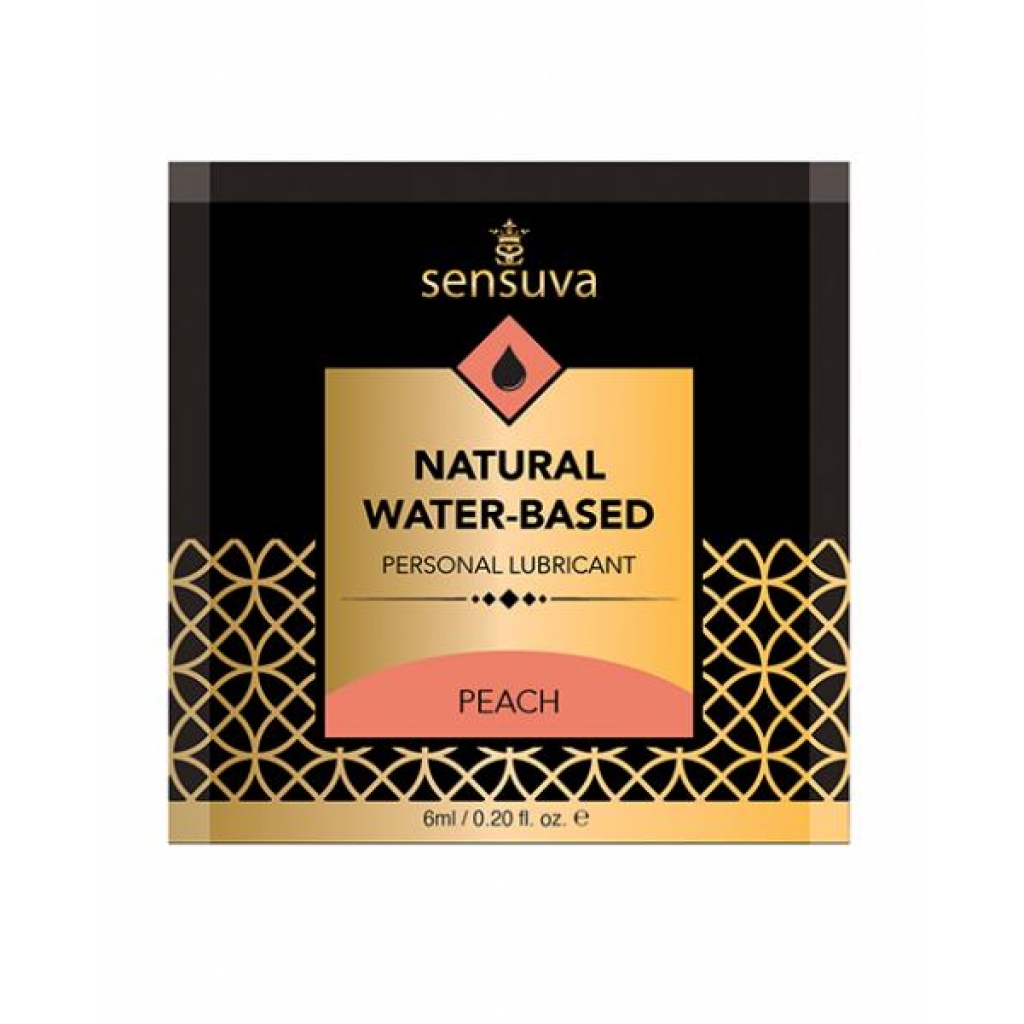 Sensuva Natural Water Based Personal Moisturizer - Peach