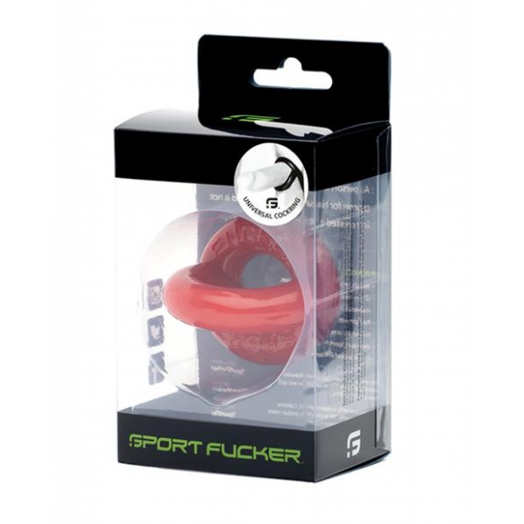 Sport Fucker Universal Cockring - Red - Luxury Penis Rings