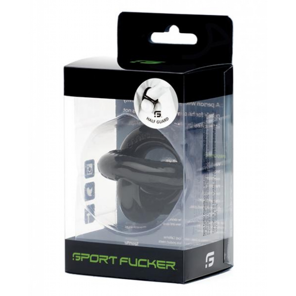 Sport Fucker Half Guard - Black - Stimulating Penis Rings